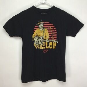 Waylon Jennings men’s short sleeve graphic tee shirt large